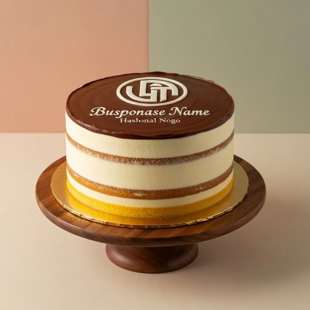 Corporate Logo Cake